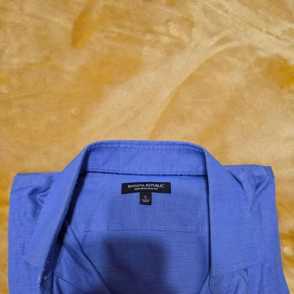 Banana-republic Men's Blue Shirt